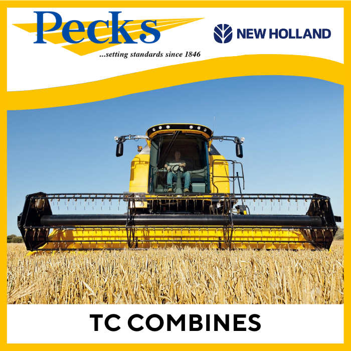 New Holland TC Combine Harvesters - Pecks Ltd