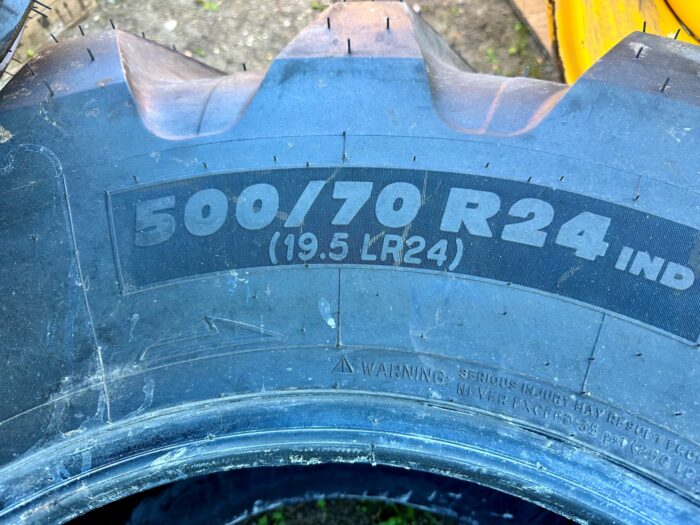 TYRES 500/70 R24<br />Hours: 0<br />Stock Number: 11035107 - Image 3